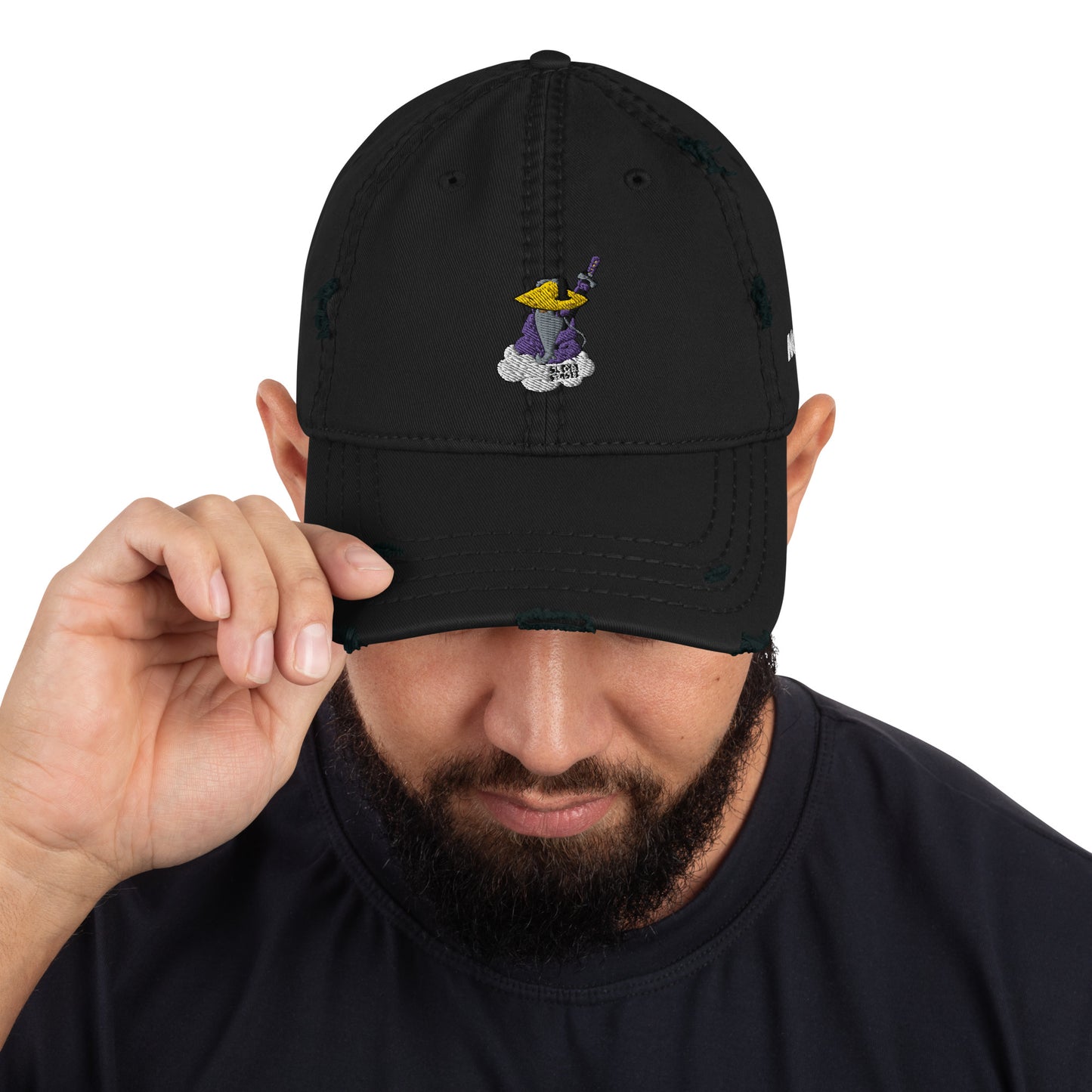 Purple Sensei Distressed Dad Hat (No Leaderz Edition)