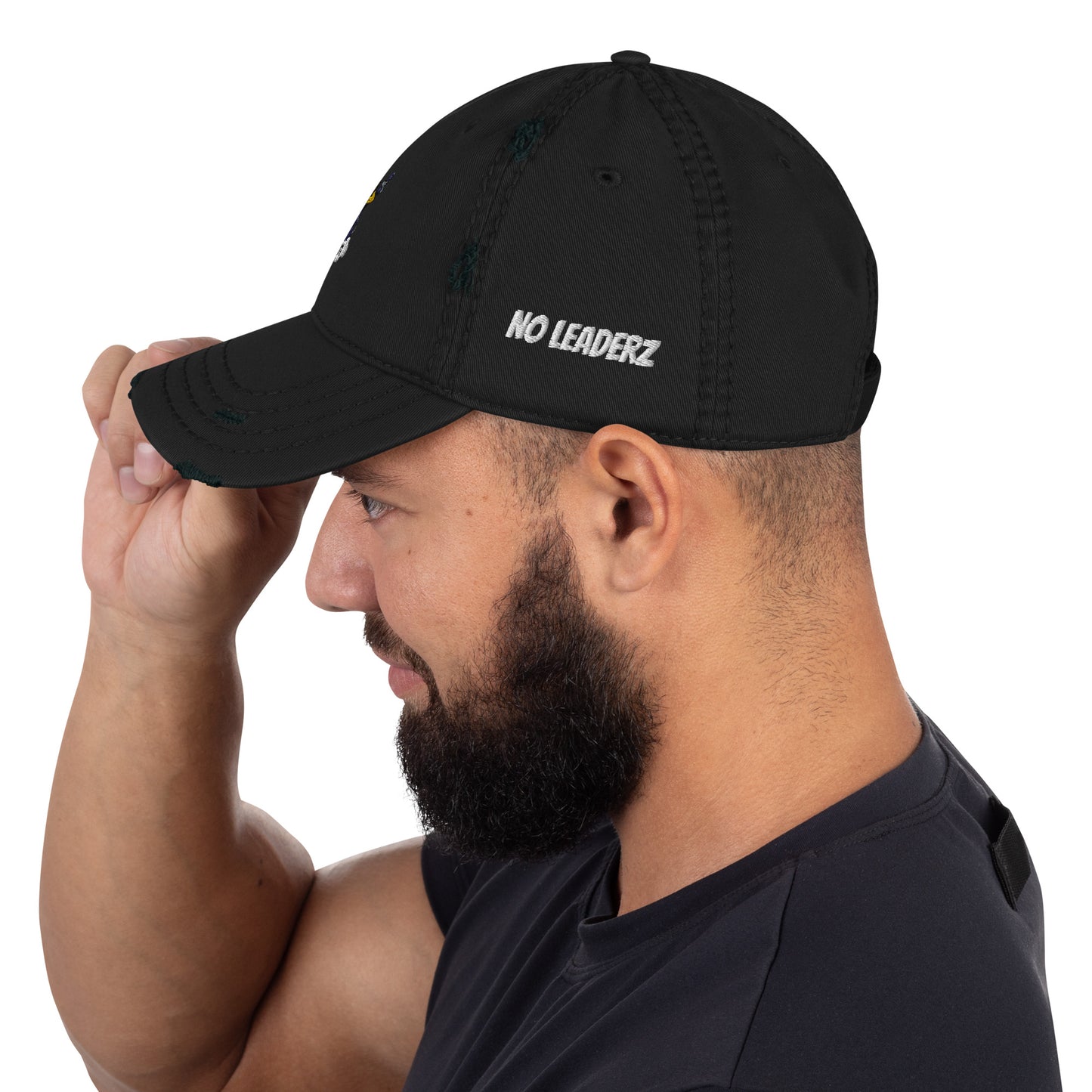 Blue Sensei Distressed Dad Hat (No Leaderz Edition)